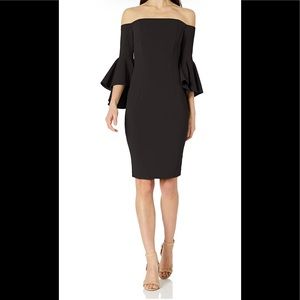 Calvin Klein off the shoulder dress